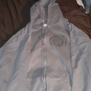 Upon A Burning Body Heavy Metal Zip Up Hoodie 2XL